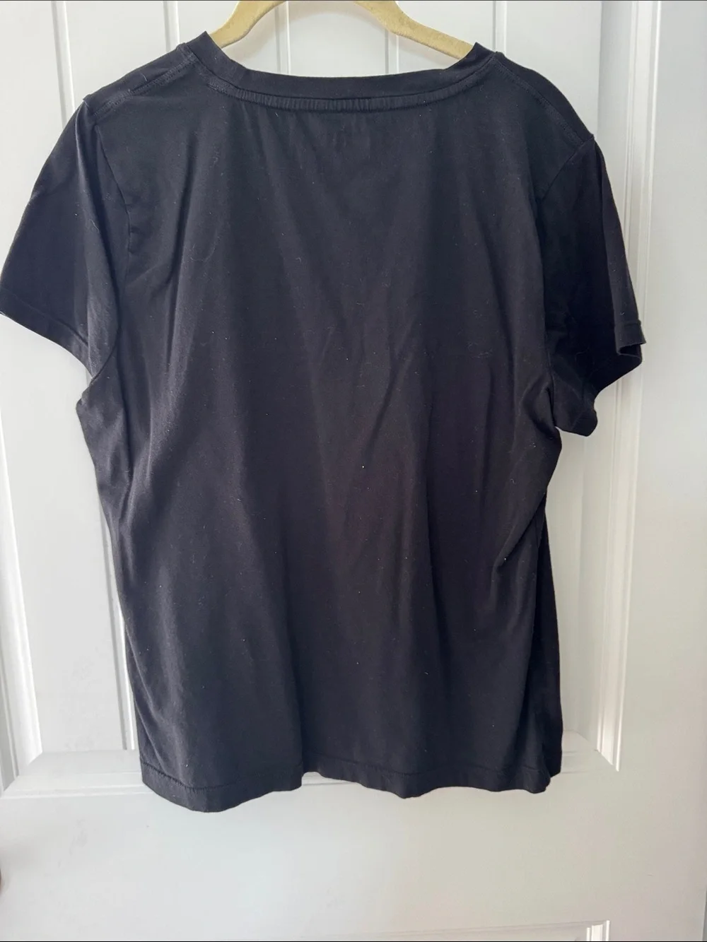 DKNY Black Tee with Reflective Silver Logo - Picture 2 of 3